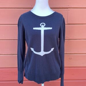 GAP‎ Navy Blue Anchor Sweater